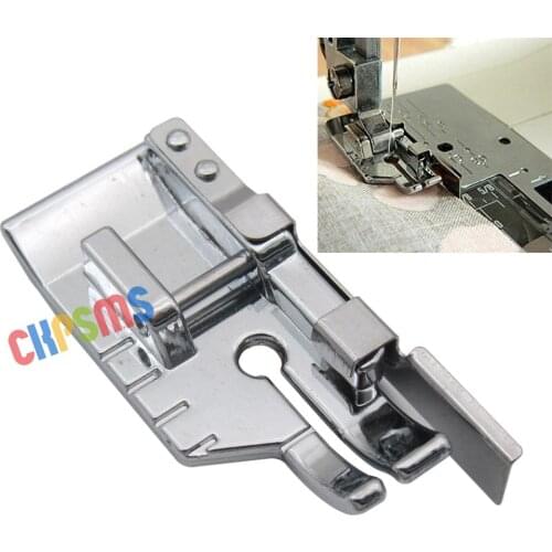 1/4 Quarter Inch Quilting Foot Patchwork Sewing Machine Quilting Presser Foot with Guide for All Low Shank Snap-On Singer