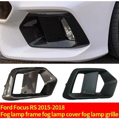 Ford Focus RS 2015-2018 Fog lamp frame, fog lamp cover and fog lamp grille are suitable for left and right ABS materials