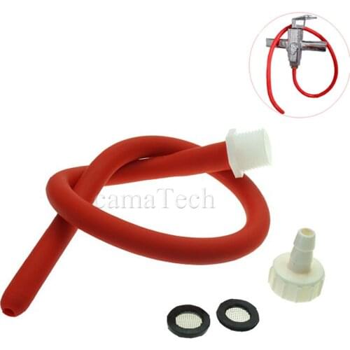 CamaTech 50cm/100cm Rubber Anal Enema Tube Anus Douche Head Cleaning Vaginal Cleaner Nozzle Tip Soft Butt Plug Enemator Sex Toys