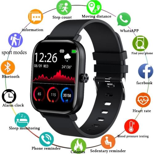1.5 Inch Thin Colorful HD And Full Touch Screen Smart Watches For Men Or Women Bluetooth Call Music IP67 Waterproof SmartWatch