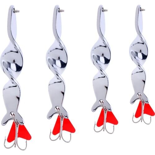 Fishing Sequins Lures Twist Baits Fishing Lures for Perch Bass Trout Freshwater Saltwater