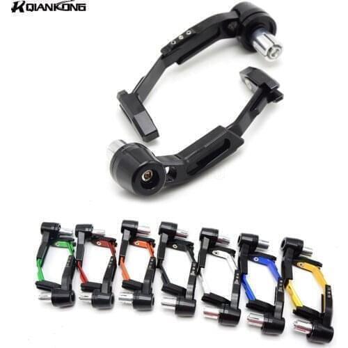 Aluminum Universal 7/8" 22mm Motorcycle Proguard System Brake Clutch Levers Protect Guard for Suzuki GSR750 GW250F Bandit 1200S