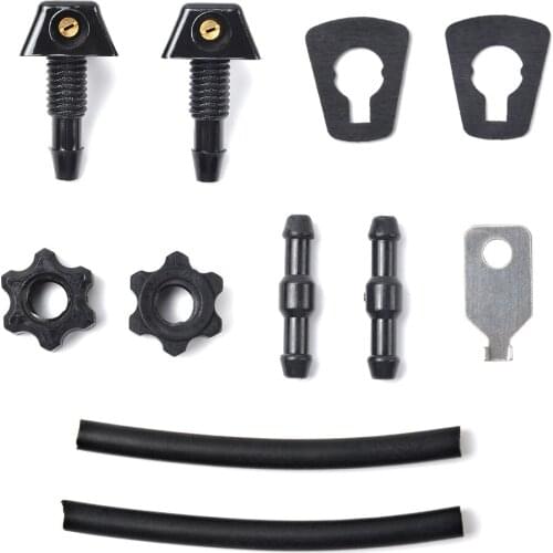 Universal Windshield Washer Nozzles Kit Replaces OEM 47137 Spray Jet Kit (pack of 11)