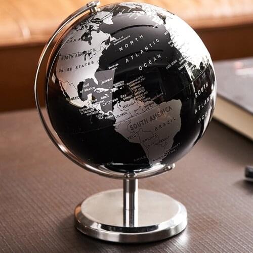5 Inch Vintage Globe Ornaments For Creative Gift And Home Decoration 3D globe ornaments