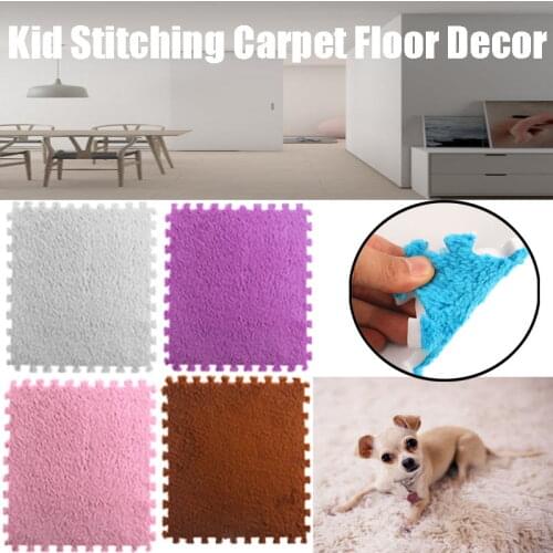 18Pcs/Bag 30*30cm EVA Stitching Carpet Children Kid Soft Carpet Splice Jigsaw Interlocking Exercise Floor Tiles Floor Carpet Rug