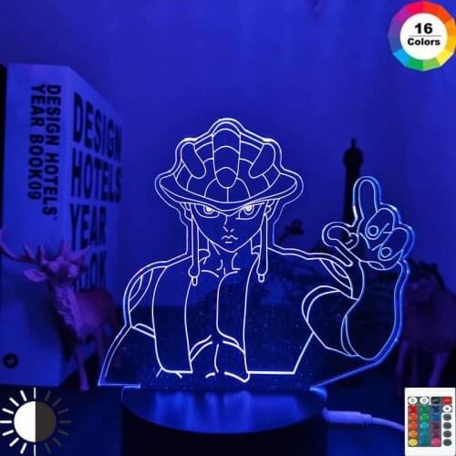 3d Led Lamp Anime Hunter X Hunter for Bedroom Decor Nightlight Birthday Gift Room Table Lamp Acrylic Led Night Light Hxh Meruem