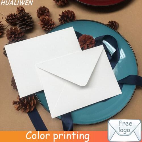5pcs 14*19CM 250gsm Pure White Blank Paper Envelope For Wedding Invitation Party Anniversary Postcard Gift Envelope