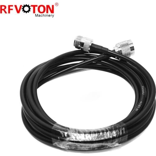 Free shipping RF Crimp Connector N male plug to N female jack with RG58 Cable Assembly Pigtail 118.11inch Long