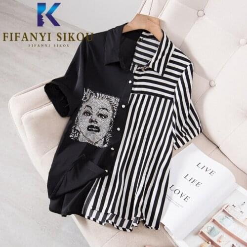 Женские рубашки с коротким рукавом FIFANYI SIKOU China At AliExpress