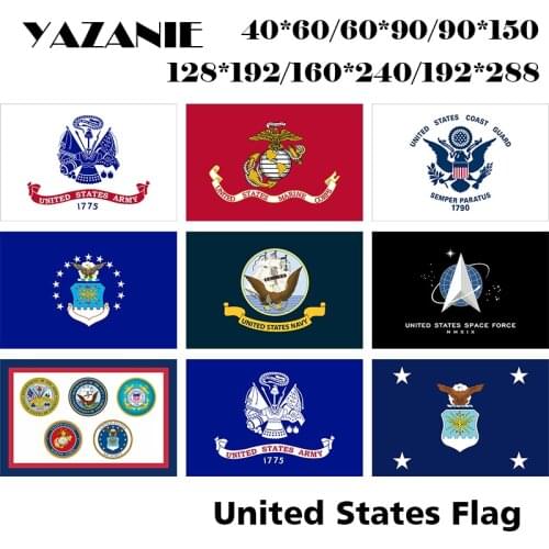 YAZANIE United States Army USA US Marine Corps Coast Guard American Air Force United States Navy Space Force Armed Forces Flag