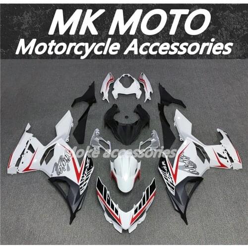 Motorcycle Fairings Kit Fit For Ninja 400 2018 2019 2020 Bodywork Set High Quality ABS Injection NEW white/red
