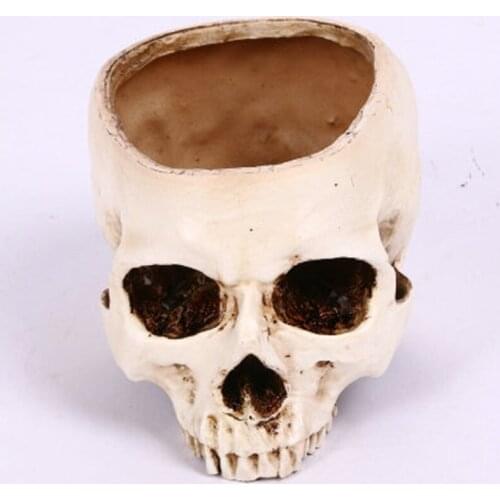 Creative Skull Ashtray Halloween Decration Flower-pot Resin Ashtray Party Suppler Tricky Gift