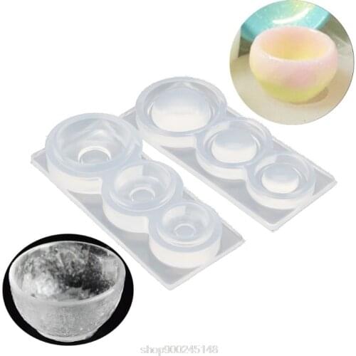 Cute Mini Bowl Silicone Resin Molds Earrings Pendant Necklace Jewelry Mold Tools O28 20 Dropshipping