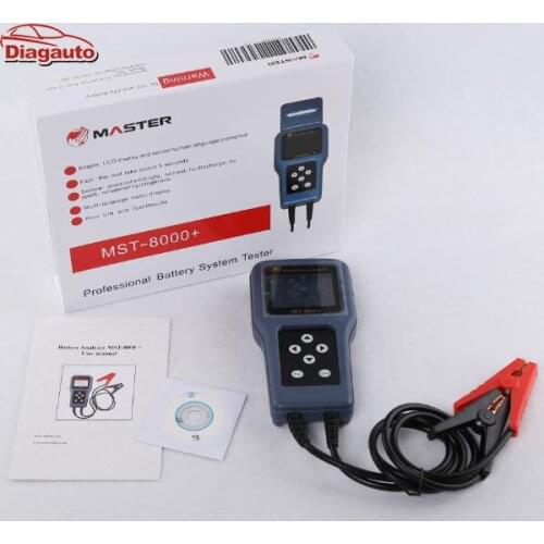 MST-8000+12V 24v Car Automotive Battery Analyzer motorcycle battery detector with multi-language
