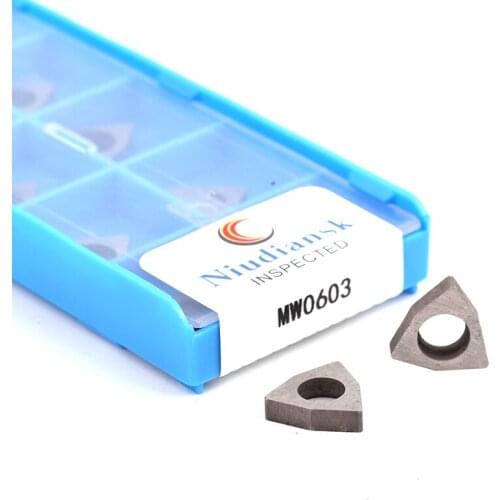 MW0603 MW0804 BW0803 Peach blade gasket CNC lathe machining turning toolholder accessories tool pad hard alloy high quality shim