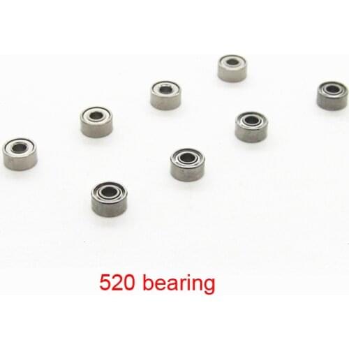 30PCS/10PCS/40PCS 520 Bearing Super Smooth Idle Advanced Axle Bearing NMB Bearings for RC Tamiya Mini 4WD Car Model DIY Parts