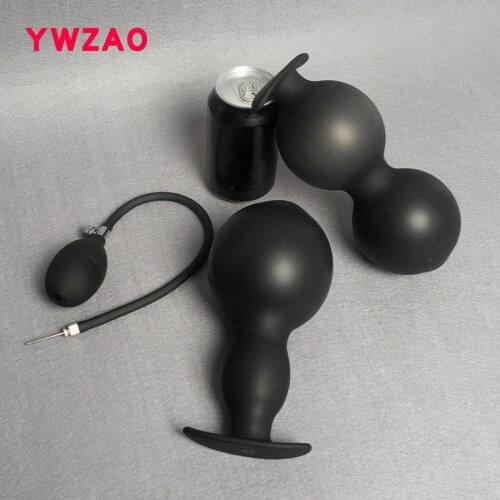 Separate Design Inflatable Butt Silicone Plugs Toyes Ass Females Men Sexy Anal But 18+ For Woman Tools Toys Adult