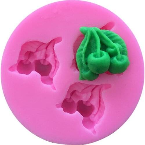 DIY baking mold fruit cherry silicone mold 17-73
