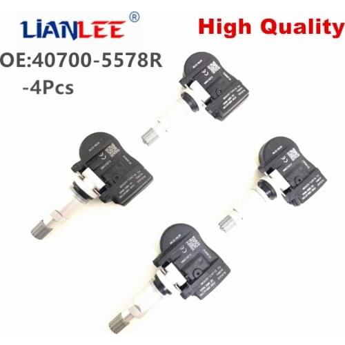 4Pcs/Lot 407005578R Tire Pressure Sensor Monitoring System 433MHZ TPMS For MEGANE 2 SCENIC 2