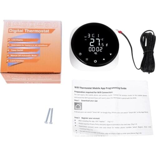 Smart Wifi Hoom Thermostat Electric Floor Heating Room Programmable Temperature Controller Tuya Alexa Google-Assistant with M7DA