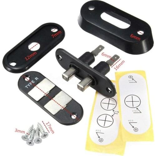1Set P-3 Black Sliding Door Contact Switch Kit for van Central Locking Systems Car Alarm System Accessories