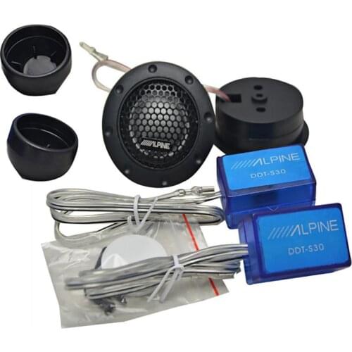 2Pcs S30 Car Tweeter Loudspeaker 180W 4Ohm Audio 1'' 2.5 Silk Film For Modification High-Pitched Auto Car Audio Modification