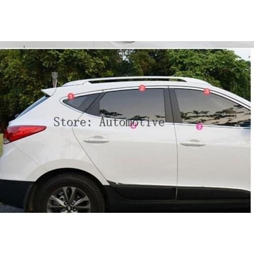 ACCESSORIES FIT FOR 2010 2011 2012 2013 2014 for HYUNDAI IX35 TUCSON SIDE WINDOW SURROUND LINING