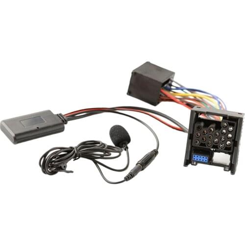 Bluetooth 5.0 Cable Adapter with Microphone Kit Music Audio Adapter for BMW E46 3 Series 2002-2006