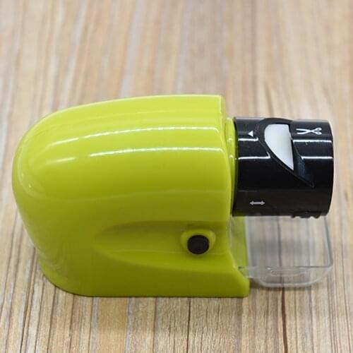 Household Electric Sharpener Multi-functional Grindstone Grinder ABS Plastic Sharpener for Scissors/Kitchen Knife Millstone