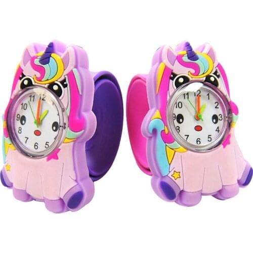 2021 Hot Pony Watch Children Birthday Gifts Unicorn Watch Girl Boy Baby Bracelet Child Clock Students Sports Quartz Kids Watches