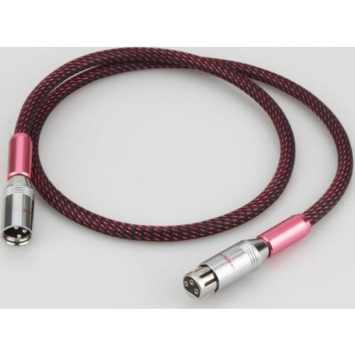 Audiocrast AES/EBU Digital Audio Cable Silver Balanced XLR Plug Pre Amp HiFi A10