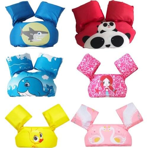 Kids Life Jacket Vest puddle jumper Children Arm ring baby floats Foam safety Pool Water Lifejacket Swimsuit Swimming Lifevest