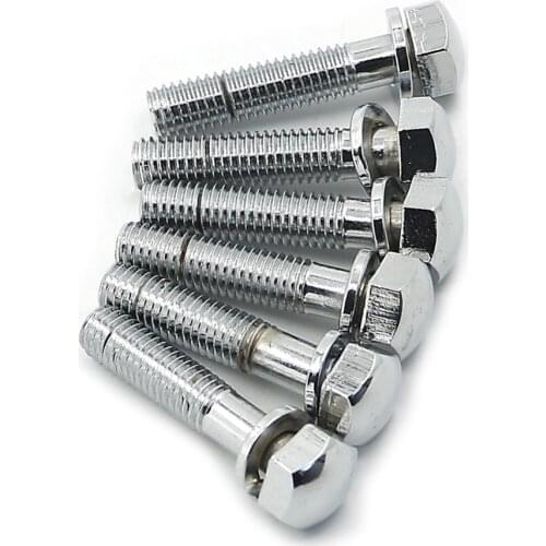 For Suzuki 6pcs EXHAUST BOLTS Fit for gt750 gt550 gt380 gt250 GT 750 550 380 1972 1973 1974 1975 1975 1977 1978