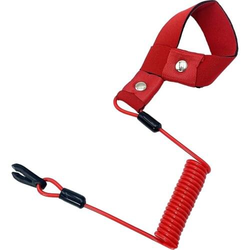 Engine Kill Stop Switch Key Lanyard Tether for Yamaha Outboard Engine Motors