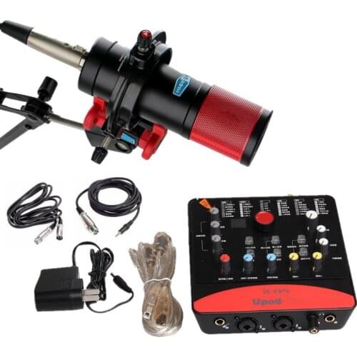 Alctron CS35 And ICON Upod Pro Condenser Microphone & USB Audio Interface Sound Card Kit, For Studio Recording