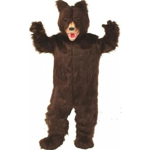 Brown Bear Mascot Costume Suit Cosplay Party Game Animal Fancy Dress Outfits Advertising Promotion Carnival Halloween Xmas Adult