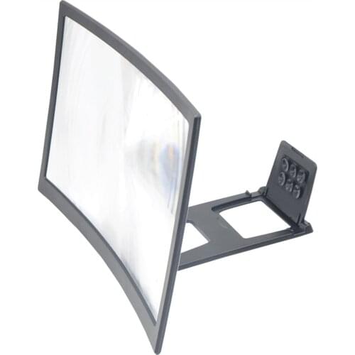 L6 Curved Screen Mobile Phone Amplifier 12 Inch Hd Enlarged Screen Reduce Radiation Anti Blue Lens 1 Pcs