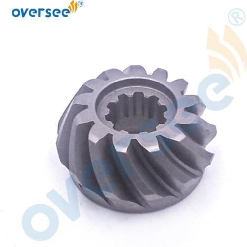 OVERSEE Pinion 63V-45551-00 For Yamaha Parsun Powertec Hidea 2 stroke 9.9HP 15HP Outboard Motor Pinion 10T inside 63V-45551