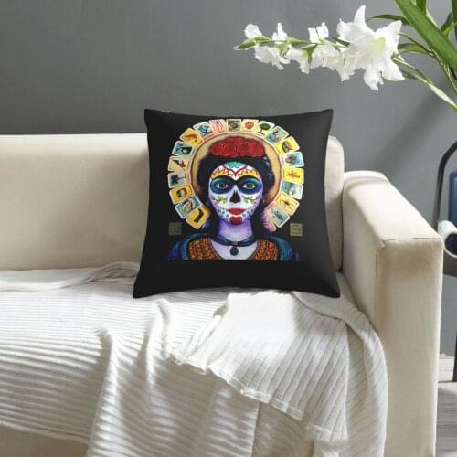Mexico,Frida Loteria pillowcase printed cushion cover sofa waist pillow pillow cover