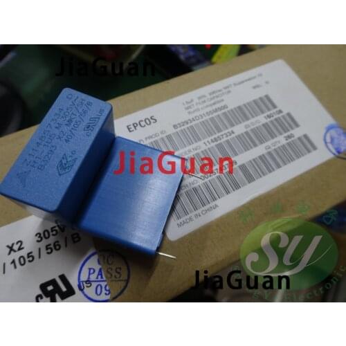 10PCS NEW EPCOS B32934D3155M 1.5UF 305VAC PCM27.5 film capacitor B32934 155/305VAC p27.5mm MKP 1.5uf/305vAC 1u5 155