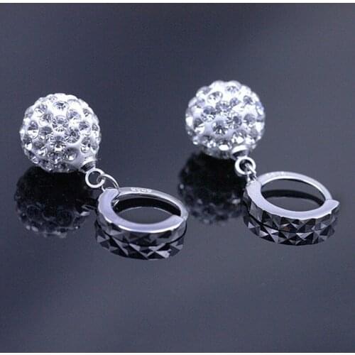 New 925 Sterling Silver Earrings water drop earrings sweet design, present birthday party gifts for girls