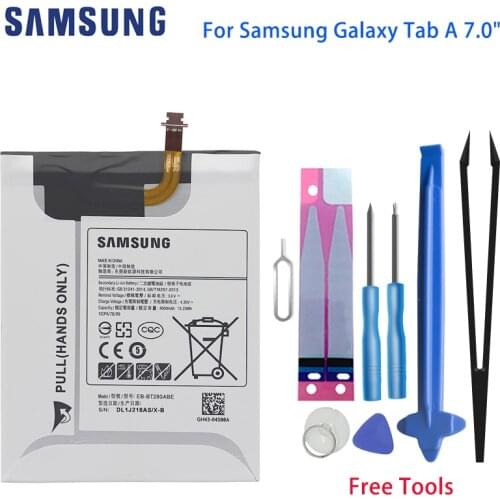 Original Samsung Galaxy Tab A 7.0 Tablet Battery EB-BT280ABE 4000mAh For Samsung GALAXY Tab A 7.0" T280 T285 SM-T280 Free Tools