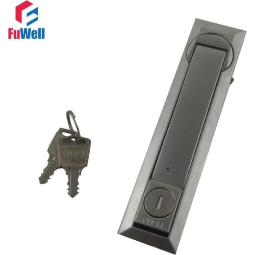 MS731-4 Metal Cabinet Lock with Keys Push Botton 130mm Length Cupboard Cabinet Door Plane Lock