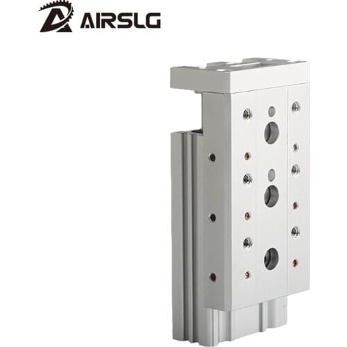 Pneumatic MXS Series Rail Slide Air Cylinder MXS6-10 MXS6-20 MXS6-30 MXS6-40 MXS6-50