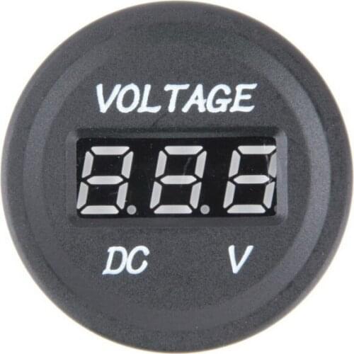Portable 12V-24V Car Motorcycle LED Digital Display Voltmeter Socket voltage meter volt ammeter detector indicator