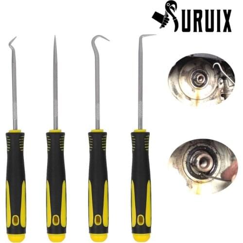 Durable Car Hook Craft Hand Tools 4Pcs Oil Seal O-Ring Seal Remover Pick Set Perfet tools Easy to operate