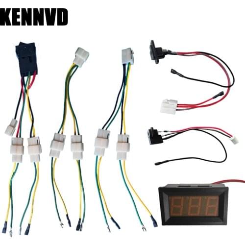 Childrens electric car charging port wire, dual drive wire, high and low speed wire, battery wire, voltmeter, power indicator