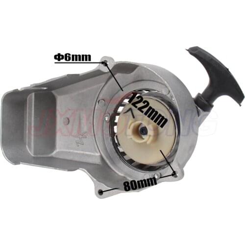Alloy Pull Start/Starter 2 Stroke 49cc Mini Dirt/Pit Pocket ATV Quad Bike Silver