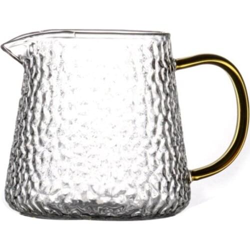 450ML Heat-resistant Coffee Sharing Cup Glass Drip Leak Pot Household V60 Hand Rinse Teapot Public Serving Mug Tea Ceremony Tool