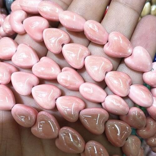 50pcs new ceramic beads porcelain beads accessories for women bracelet making top quality size 13mm